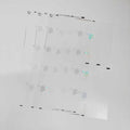 Custom A4 Size Transparent Laserable Polycarbonate Hologram Film PVC PETG Holographic Overlay