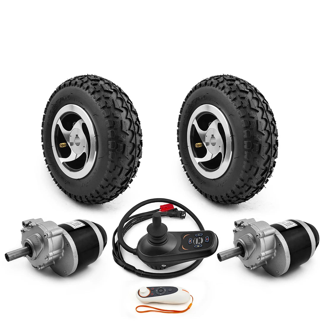 120RPM 24V 350W Dual 9 10 Inch Wheel Electric Golf Carry Garden Lawn Mower Tool Cart Brushed Gear Motor Kit