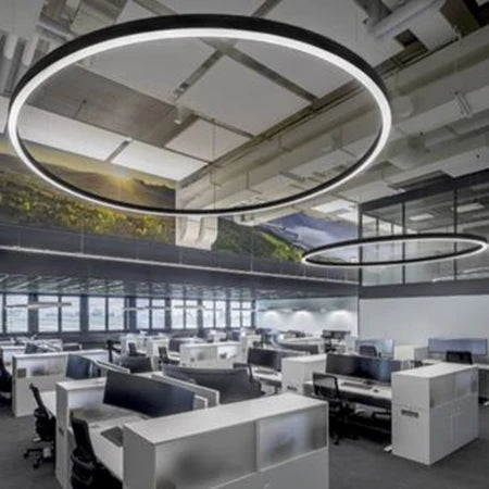 New Trend Aluminum LED Circle Light Big Diameter Round LED Ring Lighting with PC Cover