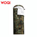 WOQI Outdoor Wholesale Camo Camping Sleeping Bag for Hiking Warm and Lightweight Sleeping Bag with Portable Bag