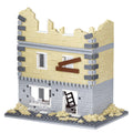 MOC5002 814pcs  WW2 Destroyed House Broken House Without Mini Toys  Building Blocks Sets Toys Building Kit
