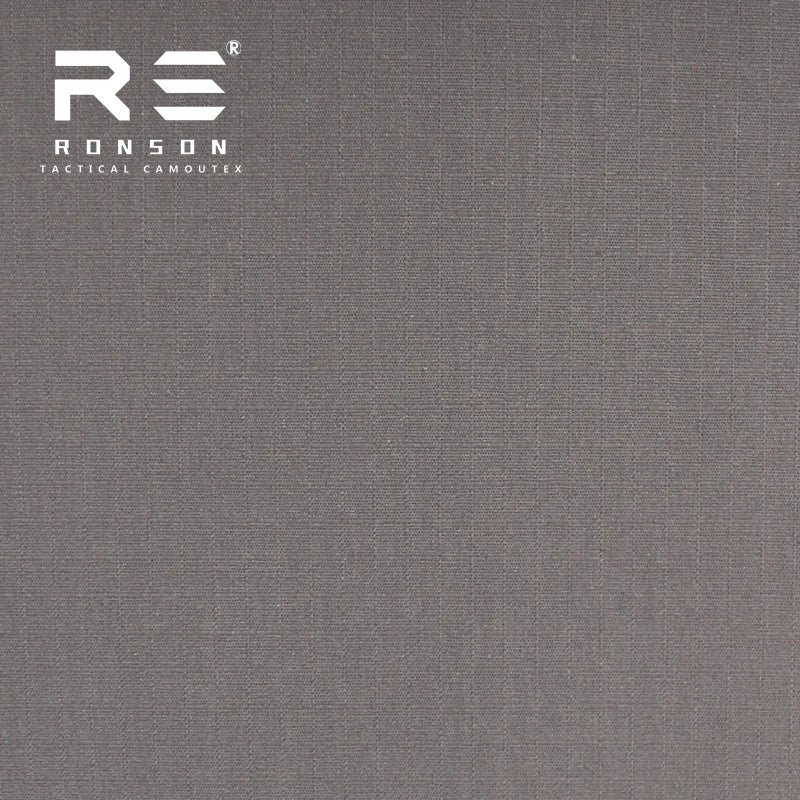 TC6535 Ripstop Grey WR Waterproof Tactical Polyester Cotton Fabric Woven Rib Style for Garments and Bags for Boys