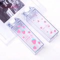 Latest Design Sweet Sakura square Water Bottle Cute Milk Carton 500ML Custom logo Simple Sport Plastic Water Bottle CUP1576 MegaBDM