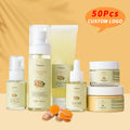 Cosmetic Manufacturer Private Label Natural Organic Beauty Tumeric Facial Skincare Anti Aging Turmeric Face Skin Care Set