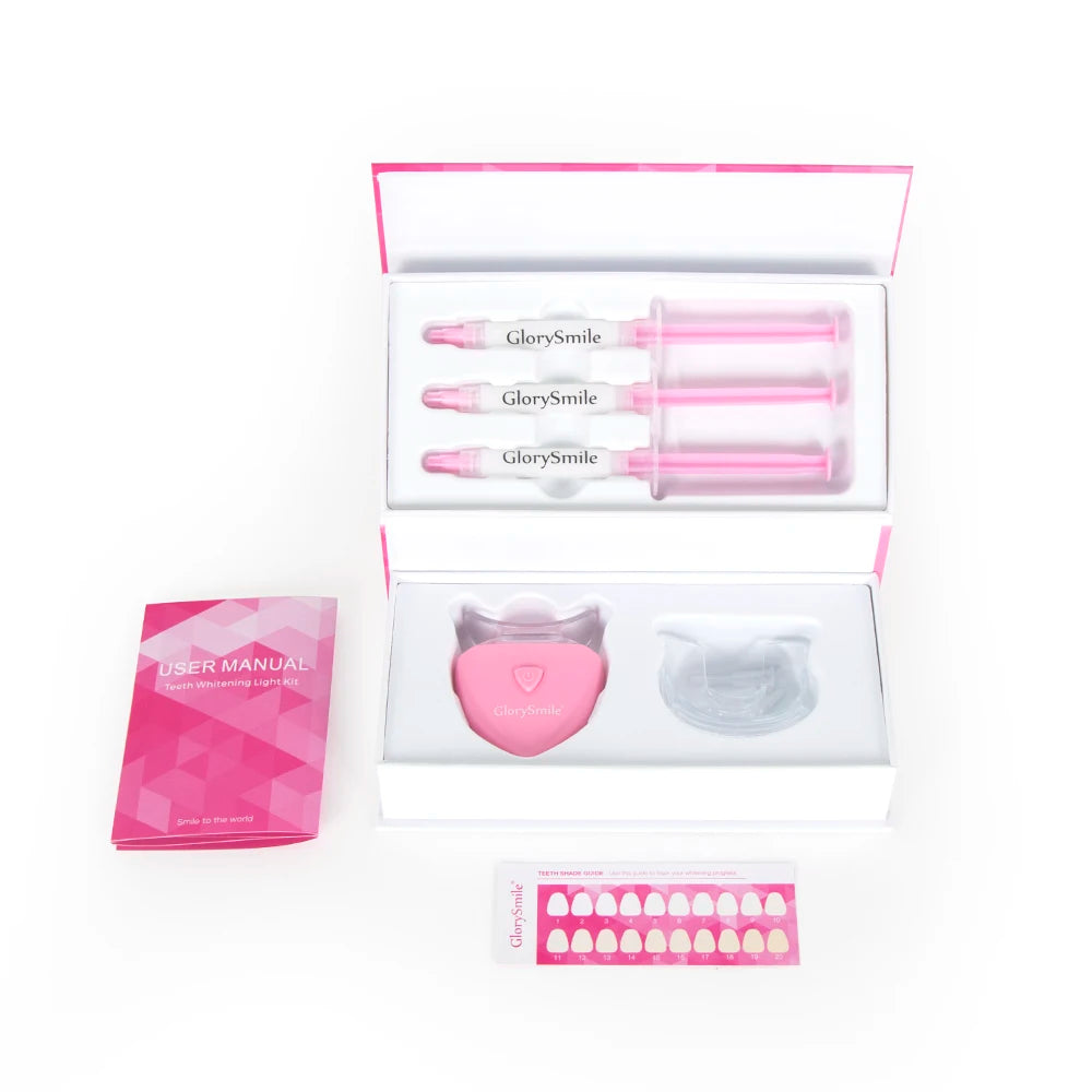 2024 New Style Patented Product Cold Blue 6 LED Light 10 1Minutes Timer Teeth Whitening Kit