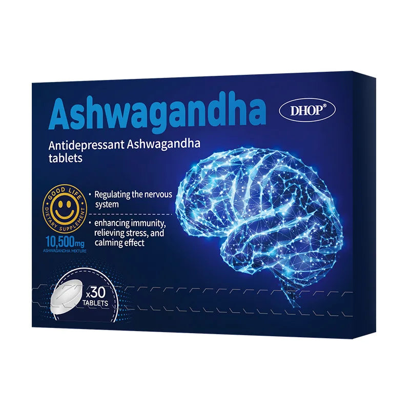 For DHOP Ashwagandha Tablets Stress Support Supplement for Adults Calm & Relaxation