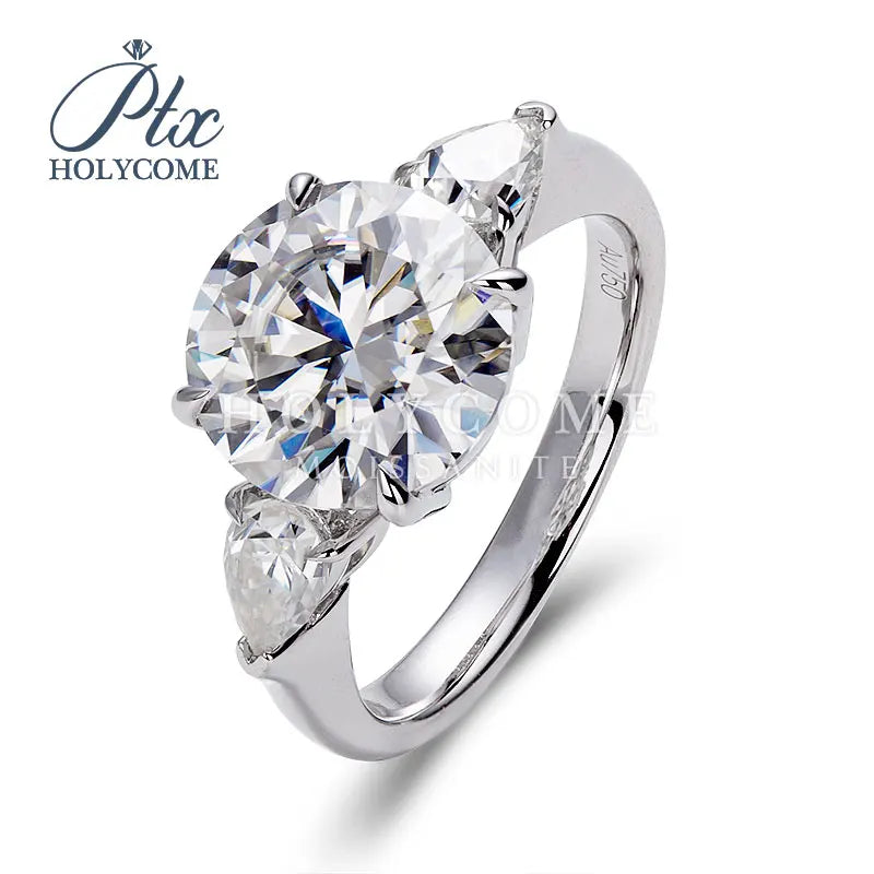 BIG ROUND CUT Moissanit2023 Hot Sale Design Moissanite Jewelry 14k Gold Moissaanite  Moissanite Diamond Ring Necklace Engagement