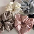 Extra Large Satin Scrunchies and Headbands Big Silk Hair Ties Elegant and Stylish