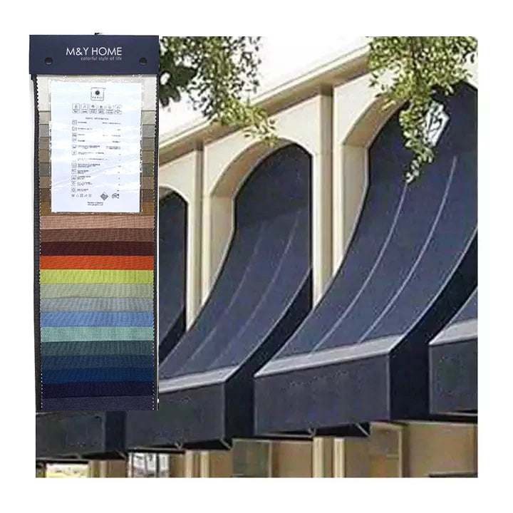 M&Y Waterproof Fireproof Stripe Outdoor Furniture Outdoor Furniture Fabric Awning Fabric 100% Solution Dyed Acrylic Woven