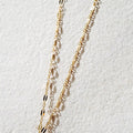 GN159 Luxury Design 14K Gold Filled Chain Choker Necklace Dainty Baroque Natural Freshwater Pearl Necklace