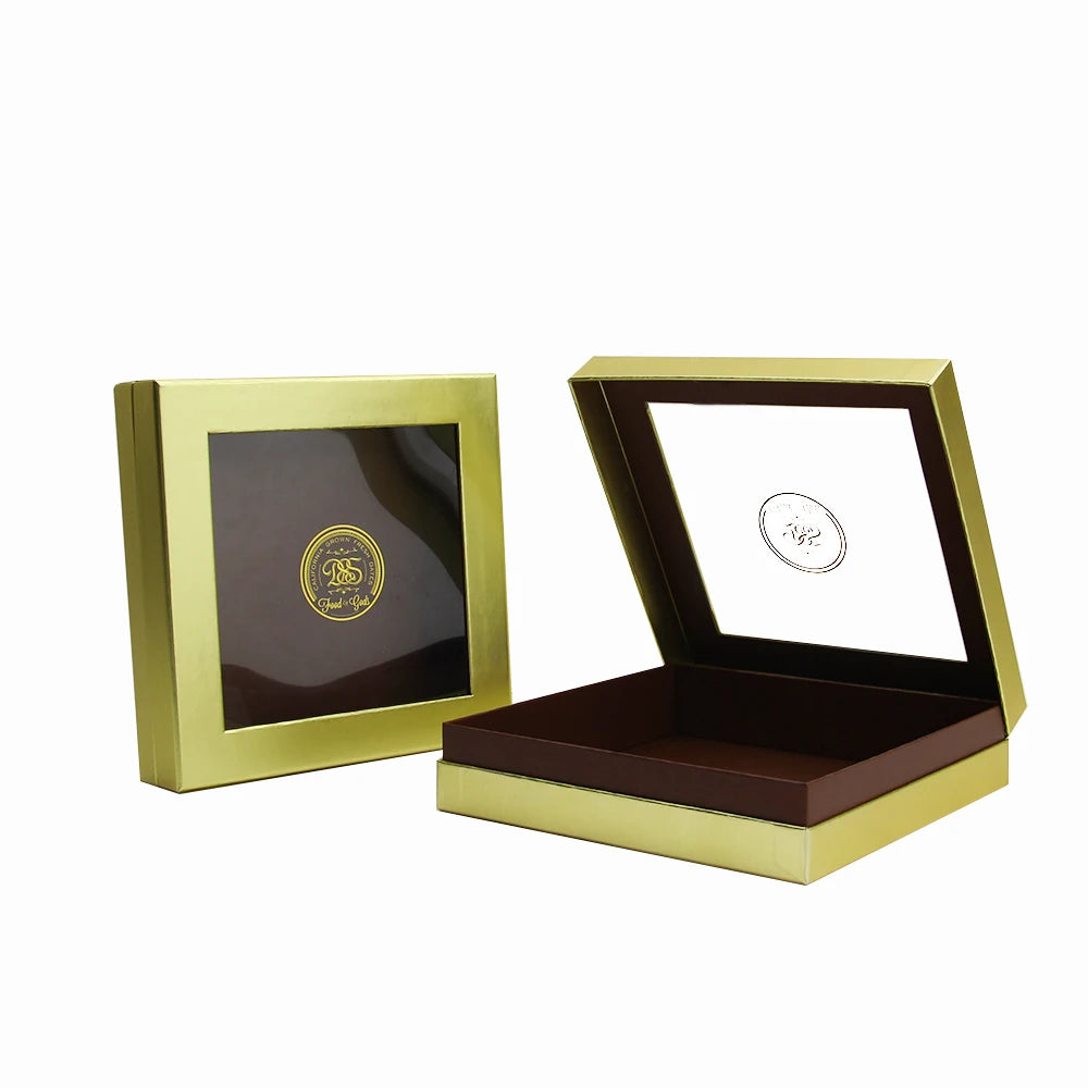 Luxury Customized Logo Printing Matte Accept Custom Rigid Paper Cardboard Date Pastry Box Packaging Gift  Brand Box