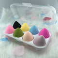 Fly Puff Latex-free Makeup Blender Washable 40x60mm Factory Direct Supply Friendly Waterdrop Shape Single Color Sponge
