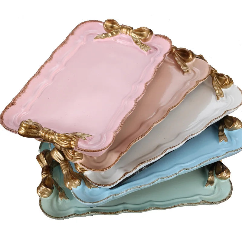 Factory Smart Resin Jewelry Ring Tray Jewelry Display Tool Decoration