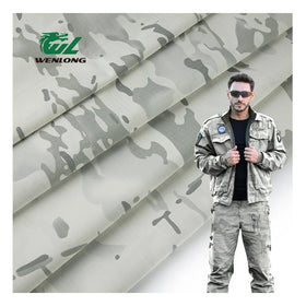 RTS White CP TC 65/35 Anti Tearing Camouflage Ripstop WR Fabric for Tactical Gears Garments