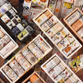 Retro School Student Block Washi Tapes Set Diary Craft Journal DIY Masking Tapes Set Stationery Supplies Customize 18 Rolls/box