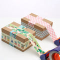 Custom Pink Kraft Packaging Tape Water Activated Pressure Sensitive Single Sided with Antistatic Feature for Carton Sealing