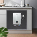 Quickly Heating Tankless Mini Water Heater Electric Energy Saving Price Cheap Tempered Glass with Plastic