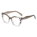 New Square Gradient Color Frame Women Anti-Blue Light Glasses Fashion Trend Glasses Frame
