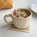 INS Hand-kneaded Irregular Ceramic Mug Hand-hammered Special-shaped Water Cup