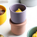 Hot Sales 250ml Reusable Microwave Safety Kids Bento Lunch Box Kitchen Silicone Leakproof Keeping Fresh Food Storage Container