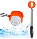 Ready to Ship 9 ft Telescopic Stainless Steel Handle Golf Ball Retriever with Orange Cup