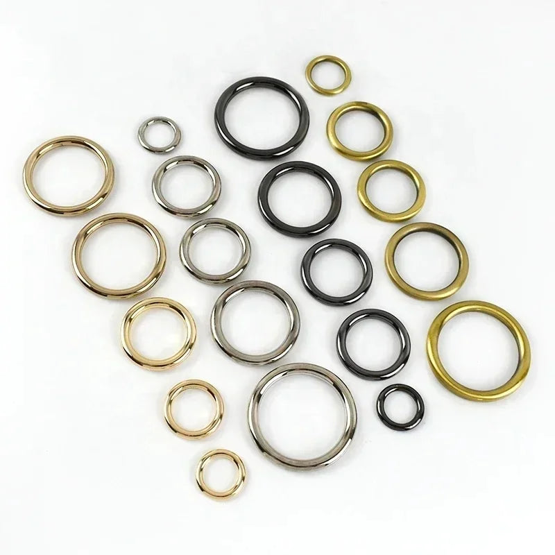 Deepeel BF318 25mm DIY Handmade Bag Accessories Connective O Ring Buckle Die-cast Seamless Zinc Alloy Circle Buckle for Luggage
