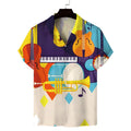 Latest Design Men's Casual Short Sleeve Designer Shirt New Personality Full Printed Breathable Summer