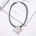 TongLing Hot Selling Multi Layer Necklace Jewelry Handmade Rope Necklace Irregular Square Choker Necklace