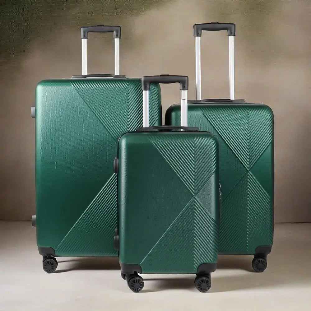Hot Sale Luxury Modern Light Weight TSA ABS Polyester Lining Trolley Abs Bag Set Rolling Suitcase Luggage for Travel