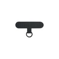 Universal Mobile Phone Case Accessories Fixed Back Patch Pad for Phone Strap Customize Logo Brand Name Patch