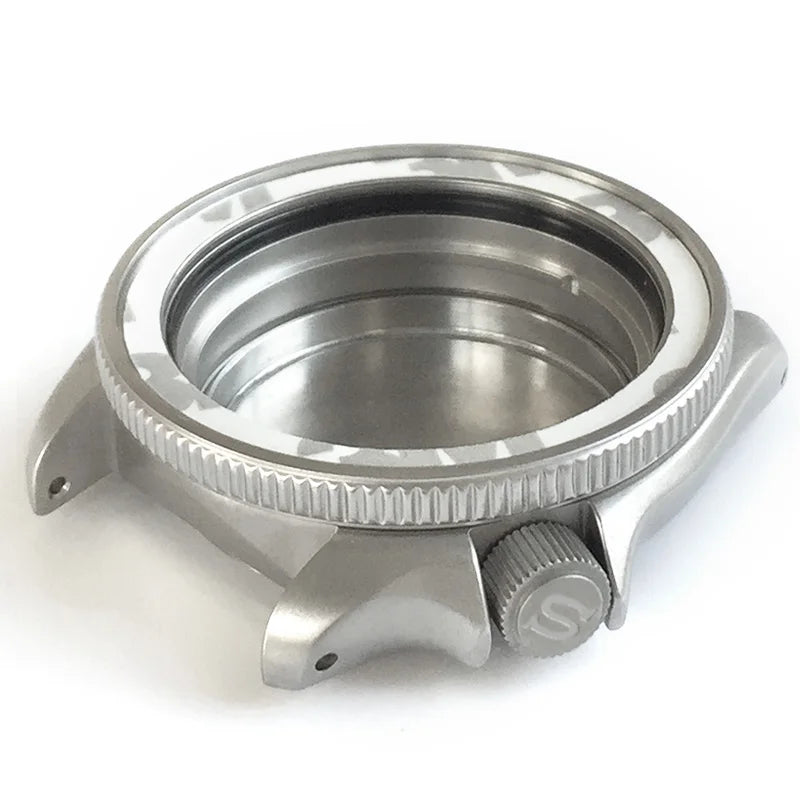 Wholesale Custom Stainless Steel Watch Parts SRPD Sapphire Glass with Gasket Matte Bezel Insert for SKX007 Movement Type