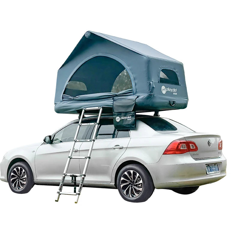 Other OEM Portable Glamping Outdoor Tents Shell Wing Large Internal Best Seller Inflatable Roof Top Tent Water Proof Rooftop