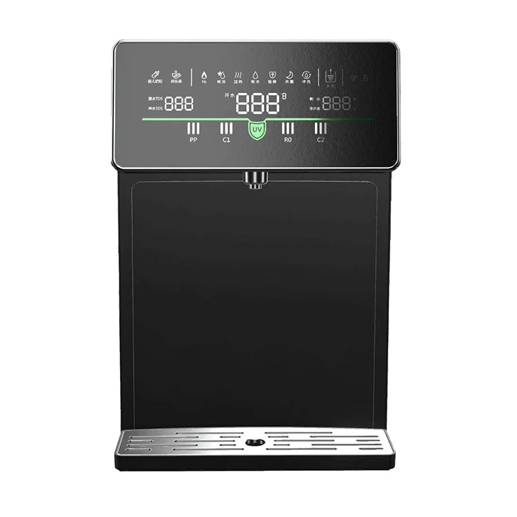 New Arrival Intelligent Water Filter Counter Top RO Reverse Osmosis Water Purifier Hot Cold Electric Dispenser Car Desktop