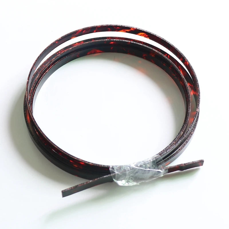 Wholesale 1650*7*1.5mm Celluloid Tortoise Guitar Binding for Electric and Acoustic Guitars
