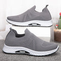 2025 Men's Casual Sneaker Fly-Woven Running Shoes Korean Fashion Soft-Soled Dad Work Single Shoes