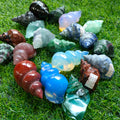 Factory Sale Natural Crystal Carving Tourmaline Fluorite Howlite Opal Agate Crystal Shell for Sale