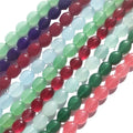 Wholesale Multi-colored Irregular Bead Jade Necklace Crystal Beads for Jewelry Making