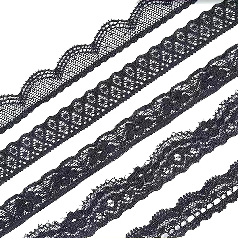 Advanced Technology Low Price Black Elastic Band Embroidery Trim Lace