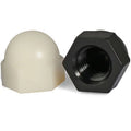 M3 M4 M6 M8 M10 White Black Plastic Nylon PA66 Grade Protective Cap Nut for Screw Healthcare Application