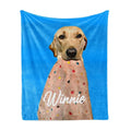 High Quality Custom Printed Fleece Throw Blanket Manta Design Woven Technique Plain Style for Winter Season Dropshipping