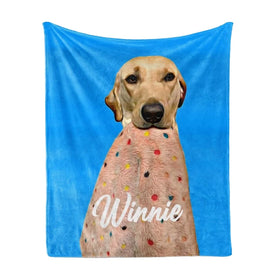 High Quality Custom Printed Fleece Throw Blanket Manta Design Woven Technique Plain Style for Winter Season Dropshipping