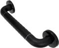 Plastic ABS Bathroom Grab bar Assist Handle Black Shower Grab Rail Nylon Straight Handrail