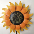 Garden Decoration  Metal Stake Black  Sunflower Shape  Plug-ins Decoration  Lawn