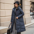 Wholesale Winter Warm Bubble Long Coat Clothes Outerwear Manufacturer Custom Hoodie Puffer Jacket for Women