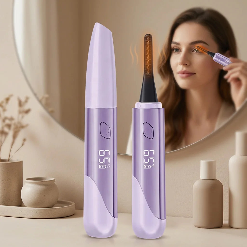 Best Seller Long Lasting Natural Curling Heated Eyelash Curlers With 4 Modes Fast Shape Customized Electric Perm Eyelash Curlers