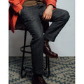 Autumn and Winter Straight Men's British Retro Trousers Herringbone Fine Wool Straight Casual Formal Suit Trousers