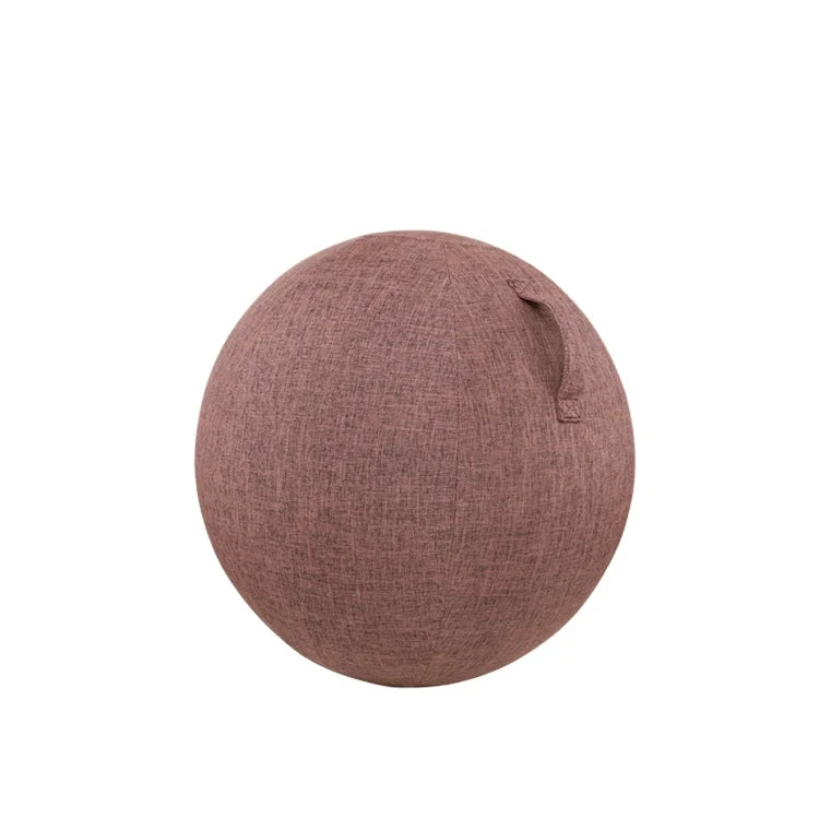 Bellter Washable Linen Pilates Yoga Exercise Ball Cover Dustproof Slipcover for 55cm Fitness Gym
