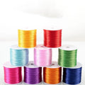 Wholesale Transparent Crystal Elastic Wire Colorful Flat Clear Elastic Bracelet String for Making Jewelry