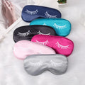 Wholesale 3D Embroidered Satin and Cotton Eye Mask Soft 3D Eye Cover for Women's Sleep Hot Sale OEM Product