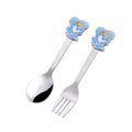 Wholesale Customized Stainless Steel Spoon Fork Cutlery Metal Tea Scoop and Fork